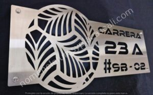 Placa de direccion acero Placa de direccion acero