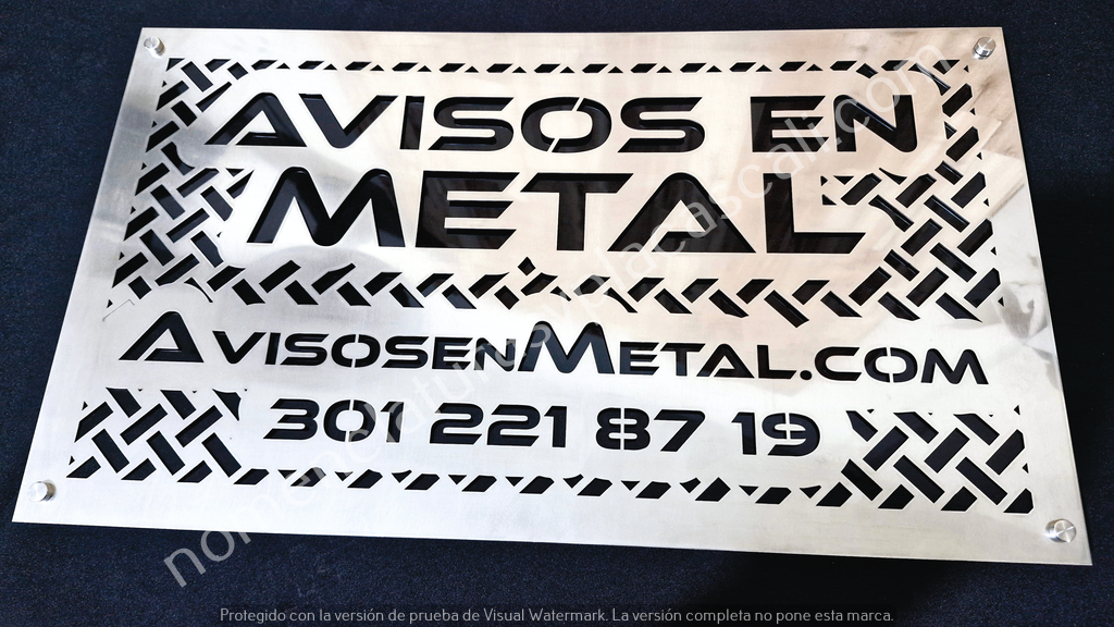 avisos en metal cali Señalizacion para establecimiento, señalizacion para negocios en metal, señalizacion para restaurante en metal, avisos en metal cali