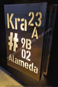 letrero con direccion y luz precio letrero con direccion y luz precio