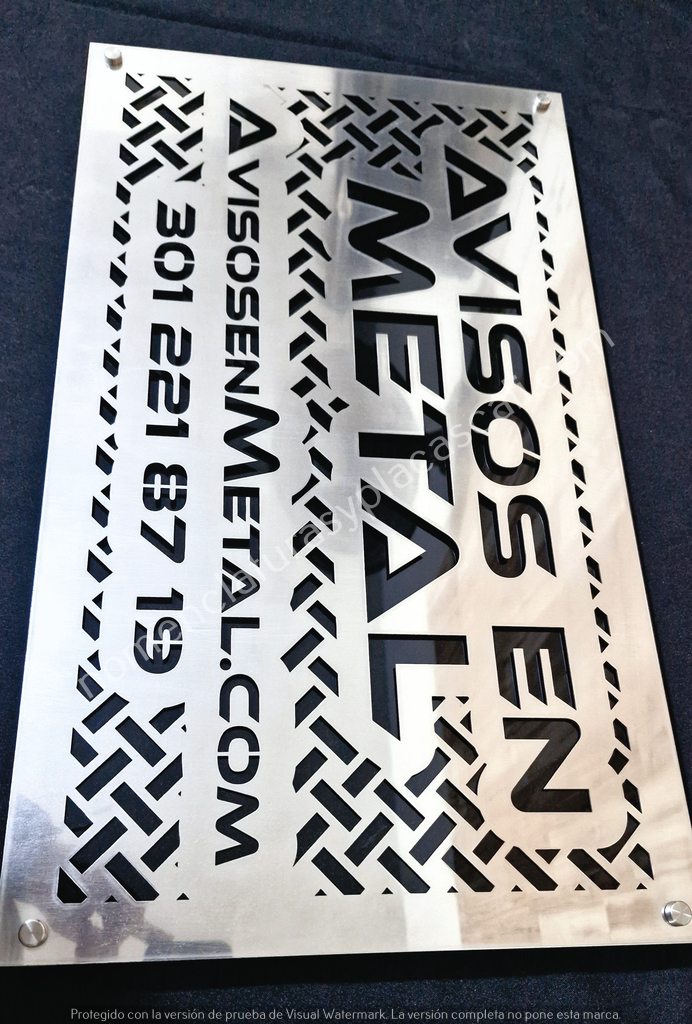 letrero en acer cali letrero en acer cali