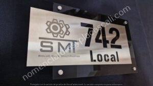 placa acero grabado y acrilico placa acero grabado y acrilico