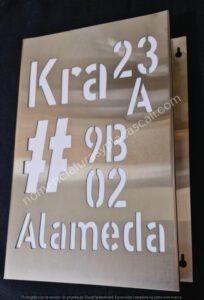 placa de direccion con luz cali placa de direccion con luz cali