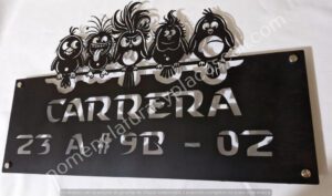 placa para casa comica placa para casa comica