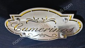 placa para puerta en acero personalizada placa para puerta en acero personalizada
