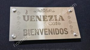 placas de bienvenidos en acero placas de bienvenidos en acero