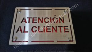 señal atencion en acero cali señal atencion en acero cali