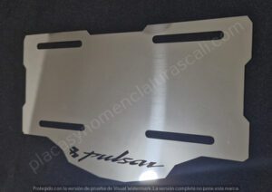 porta placas Pulsar porta placas Pulsar